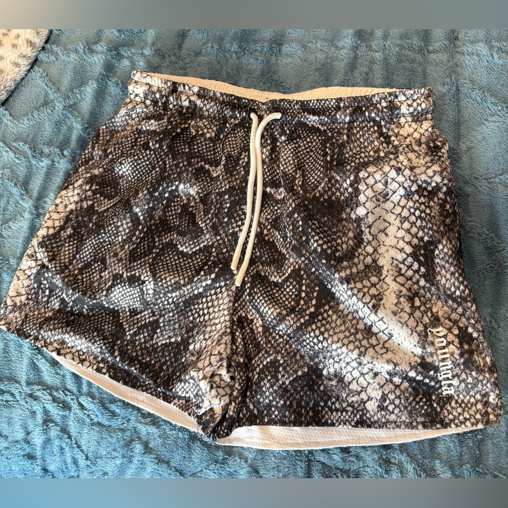 YoungLA Men’s Snake-Print Reversible Python Mesh … - image 1